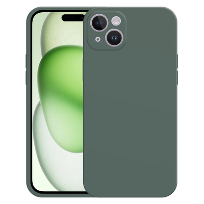 Cazy Soft Color TPU Hoesje geschikt voor iPhone 15 Plus - Groen