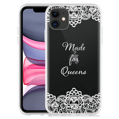 Cazy Hoesje geschikt voor iPhone 11 - Made for queens