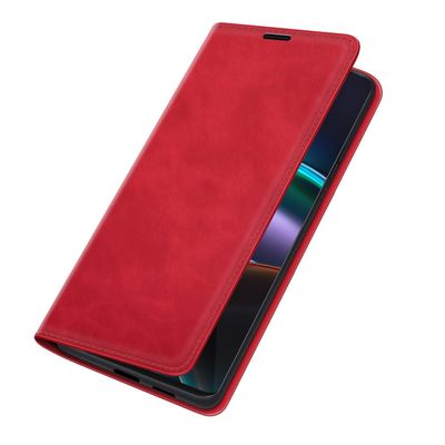 Cazy Wallet Magnetic Hoesje geschikt voor Motorola Edge 30 - Rood