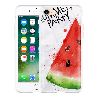Cazy Hoesje geschikt voor iPhone 7 - Watermeloen Party