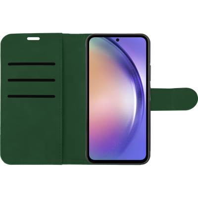 Cazy Uitneembare 2-in-1 Bookcase geschikt voor Samsung Galaxy A54 - Magnetische Backcover - Hoesje met Pasjeshouder - Groen
