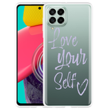 Hoesje geschikt voor Samsung Galaxy M53 Love Yourself