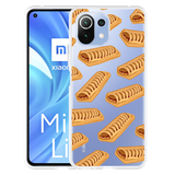 Cazy Hoesje geschikt voor Xiaomi Mi 11 Lite - Frikandelbroodjes