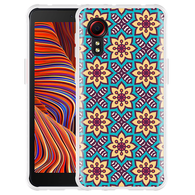 Cazy Hoesje geschikt voor Samsung Galaxy Xcover 5 - Mandala Hippie II
