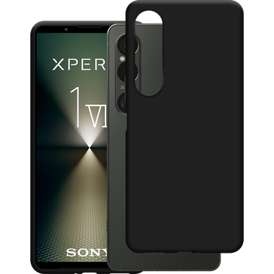 Cazy Soft TPU Hoesje geschikt voor Sony Xperia 1 VI - Zwart