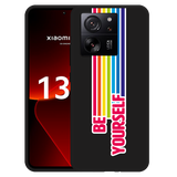 Hoesje Zwart geschikt voor Xiaomi 13T/13T Pro Be Yourself