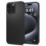 Hoesje iPhone 15 Pro Spigen Thin Fit Case - Zwart