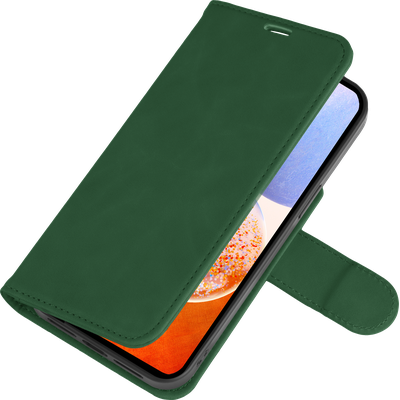Cazy Uitneembaar Wallet Hoesje voor Samsung Galaxy A14 - Magnetisch 2-in-1 Hoesje met Pasvakjes - Groen