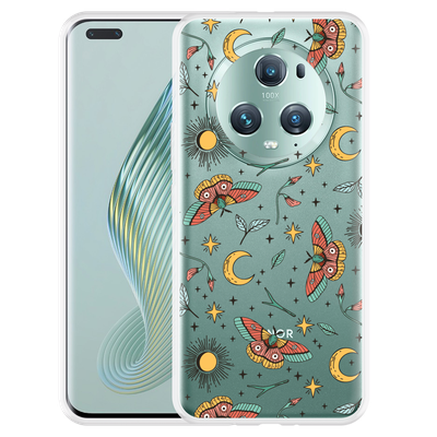 Cazy Hoesje geschikt voor Honor Magic5 Pro Magisch Patroon