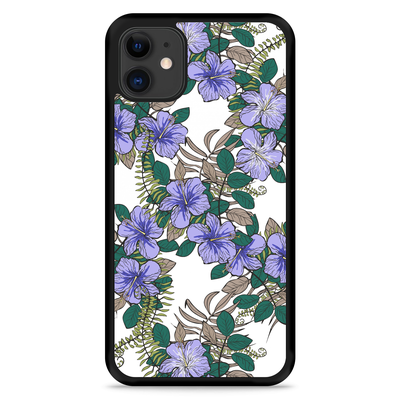 Cazy Hardcase hoesje geschikt voor iPhone 11 - Purple Flowers