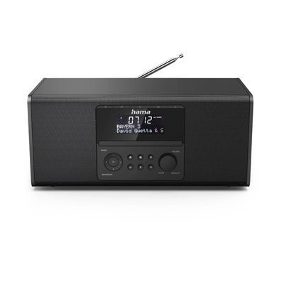 Hama DR1550CBT Digitale Radio - DAB+/FM/DAB/Bluetooth - CD-speler - Zwart