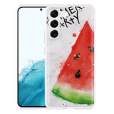 Hoesje geschikt voor Samsung Galaxy S22+ - Watermeloen Party