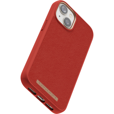 Njord Collections Comfort+ Hoesje geschikt voor iPhone 14 Plus - Gerecycled Materiaal - 2M valbesecherming - Oranje