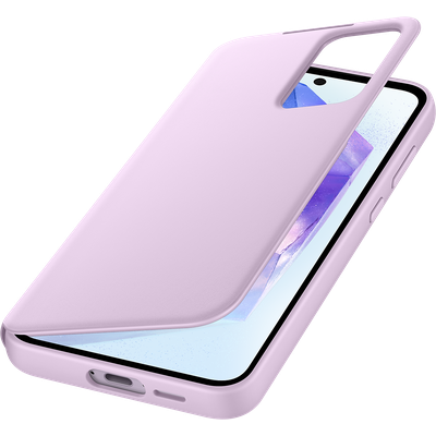 Samsung Galaxy A55 Smart View Wallet Case (Lavender) - EF-ZA556CVEGWW