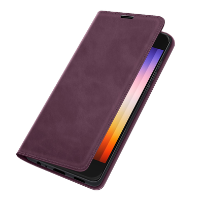 Cazy Wallet Magnetic Hoesje geschikt voor iPhone 7/8/SE 2020/2022 - Paars