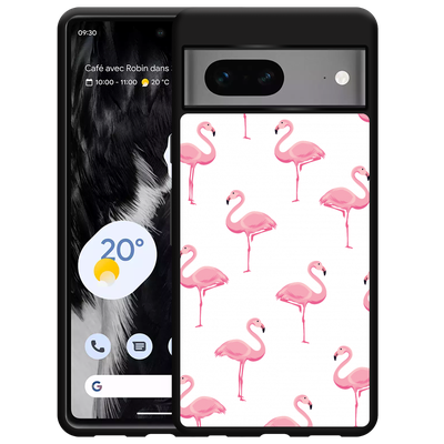 Cazy Hardcase hoesje geschikt voor Google Pixel 7 - Flamingo