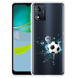 Hoesje geschikt voor Motorola Moto E13 4G Soccer Ball