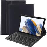 Hoes met Toetsenbord geschikt voor Samsung Galaxy Tab A8 - Qwertz indeling - Zwart