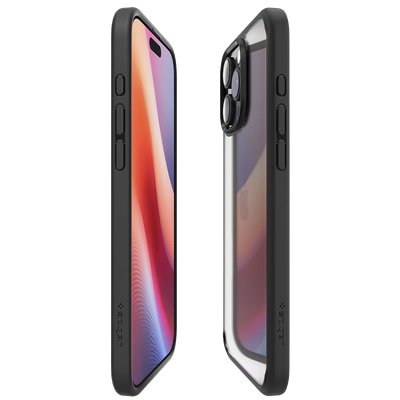 Spigen Hoesje geschikt voor iPhone 16 Pro - Ultra Hybrid - Zwart