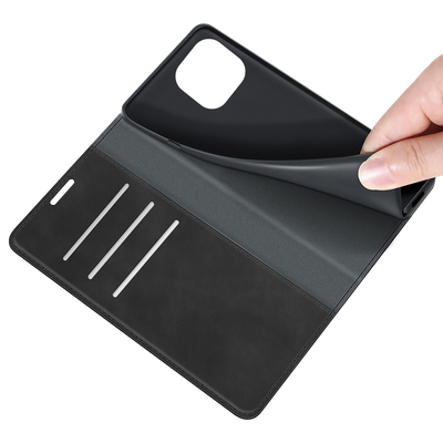 Cazy Wallet Magnetic Hoesje geschikt voor iPhone 14 Plus - Zwart