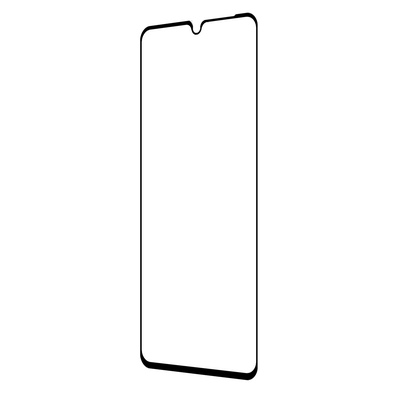 Cazy Full Cover Glass Screen Protector geschikt voor Samsung Galaxy M22 - Zwart