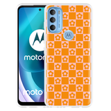 Hoesje geschikt voor Motorola Moto G71 - Bloemetjes Dambord