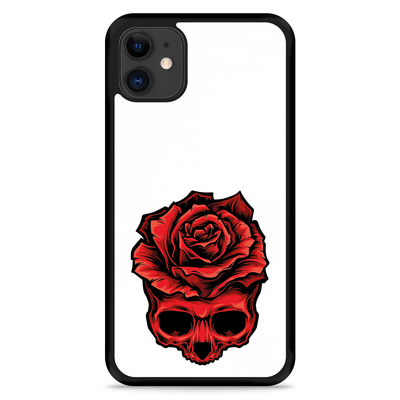 Cazy Hardcase Hoesje geschikt voor iPhone 11 - Red Skull