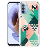 Hoesje geschikt voor Motorola Moto G41 - Exotic Trendy Parrot