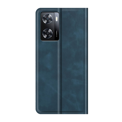 Cazy Wallet Magnetic Hoesje geschikt voor Oppo A57s - Blauw