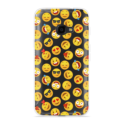 Cazy Hoesje geschikt voor Samsung Galaxy Xcover 4/4s - Emoji