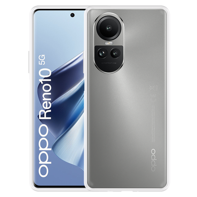 Just in Case Oppo Reno10 5G - Soft TPU Case with Necklace Strap - Clear