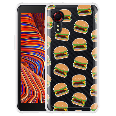 Cazy Hoesje geschikt voor Samsung Galaxy Xcover 5 - Burgers