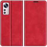 Wallet Magnetic Hoesje geschikt voor Xiaomi 12 Lite - Rood