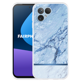Hoesje geschikt voor Fairphone 5 Blauw Marmer
