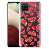 Hoesje geschikt voor Samsung Galaxy A12 - Watermeloen