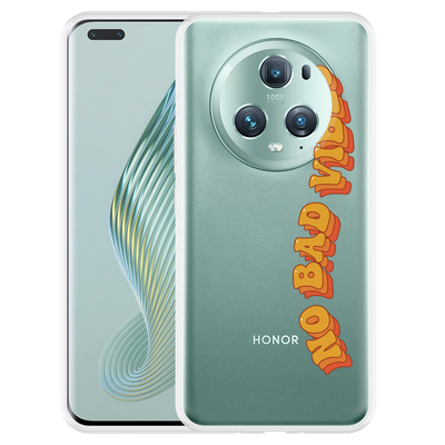 Cazy Hoesje geschikt voor Honor Magic5 Pro No Bad Vibes