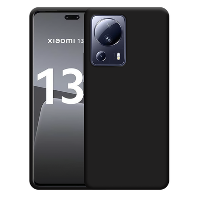 Cazy Soft TPU Hoesje geschikt voor Xiaomi 13 Lite - Zwart