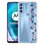 Hoesje geschikt voor Motorola Moto G71 - Holly Branch