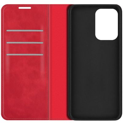 Cazy Wallet Magnetic Hoesje geschikt voor OnePlus Nord 2T - Rood