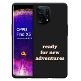 Hoesje Zwart geschikt voor Oppo Find X5 New Adventures