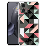 Hoesje geschikt voor Motorola Edge 30 Neo - Geometric Artwork