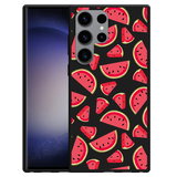 Hoesje Zwart geschikt voor Samsung Galaxy S23 Ultra Watermeloen