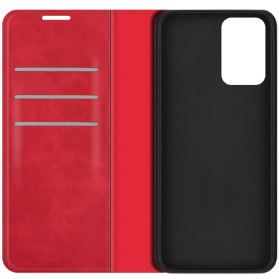 Cazy Wallet Magnetic Hoesje geschikt voor Samsung Galaxy A53 - Rood