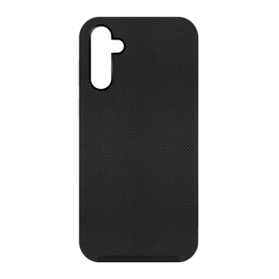 Cazy Rugged Texture TPU Hoesje - Telefoonhoesje geschikt voor Samsung Galaxy A35 - Zwart