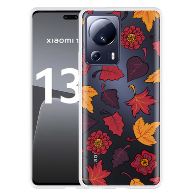 Cazy Hoesje geschikt voor Xiaomi 13 Lite Herfstbladeren