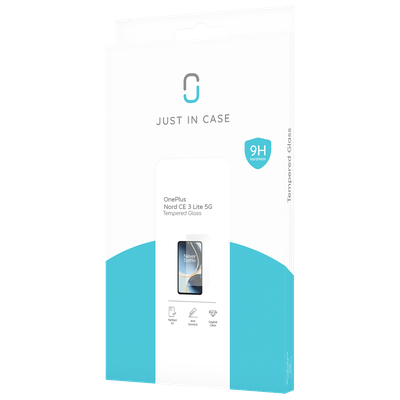 Just in Case OnePlus Nord CE 3 Lite 5G Tempered Glass -  Screenprotector - Clear