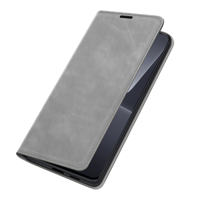 Cazy Wallet Magnetic Hoesje geschikt voor Xiaomi 13 Pro - Grijs