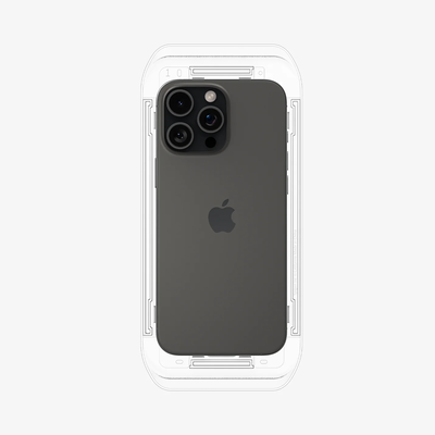 Spigen Screenprotector geschikt voor iPhone 16 Pro - Tempered Glas met Montage 2 stuks - Transparant