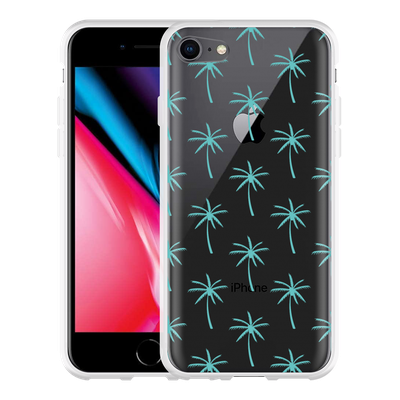 Cazy Hoesje geschikt voor iPhone 8 - Palmbomen