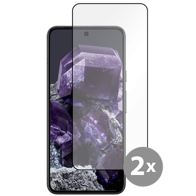 Cazy Full Cover Screenprotector geschikt voor Google Pixel 8 - 2 stuks - Gehard Glas